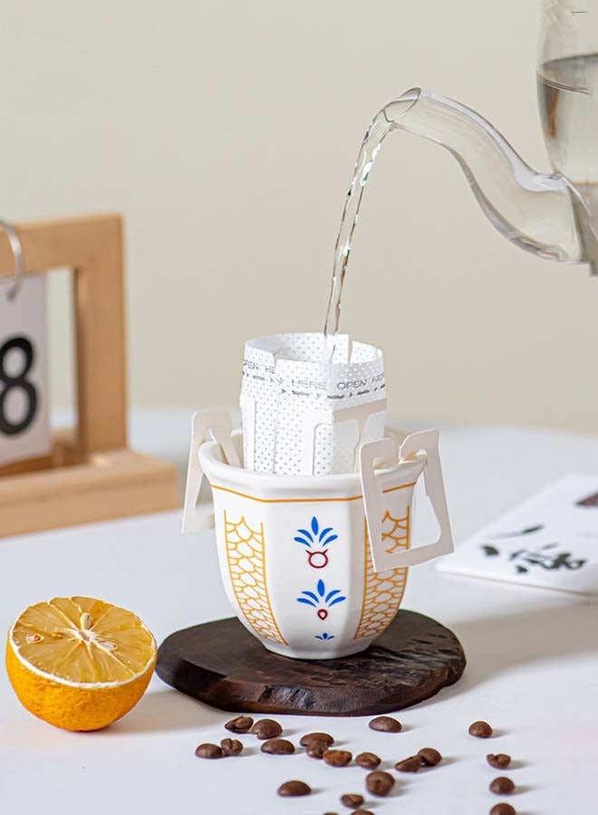 YIM-VIBEHAUS Espresso Cup Arabic Coffee Cup Mug Ceramic Coffee Cup Teacup for Turkish Tea, Latte, Cappuccino 180mL - Image 4