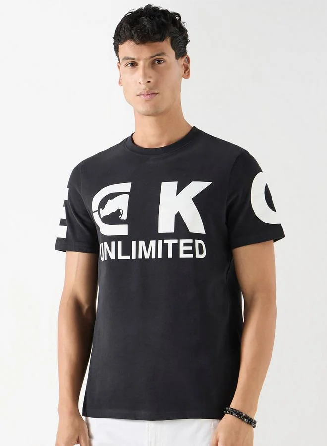 Ecko Unltd. Ecko Unltd Logo Print Crew Neck T-shirt