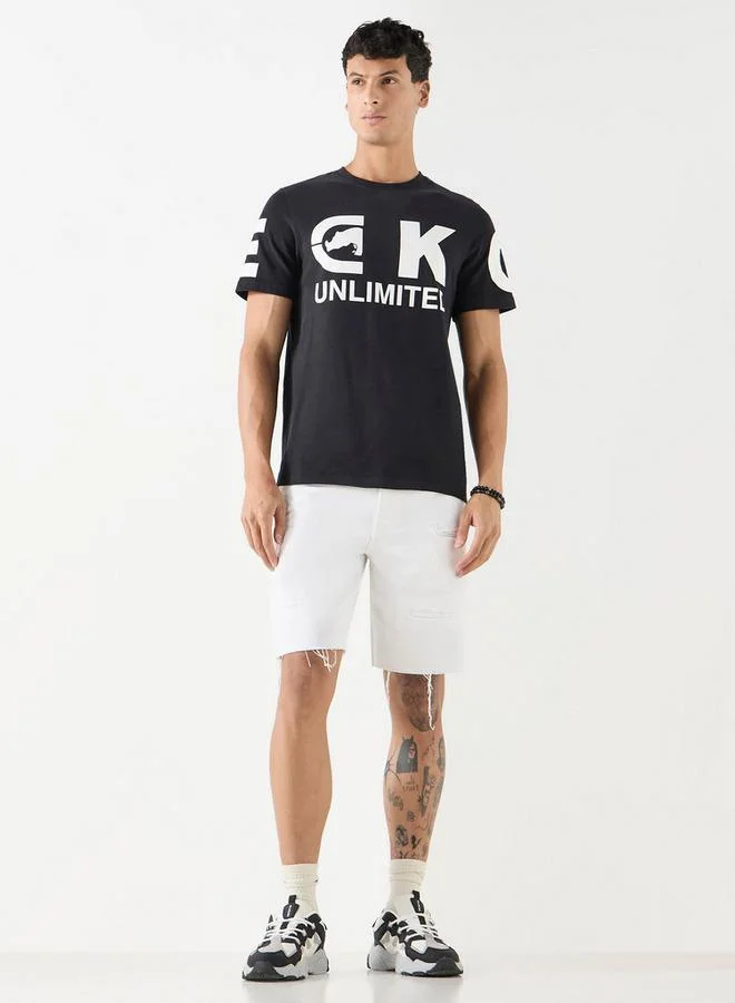 Ecko Unltd. Ecko Unltd Logo Print Crew Neck T-shirt
