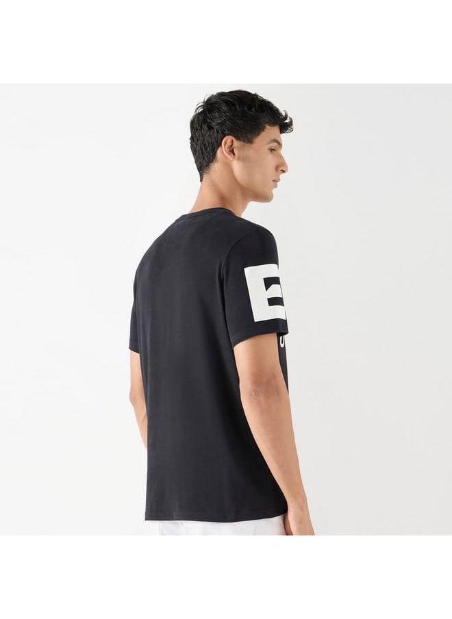 Ecko Unltd. - Ecko Unltd Logo Print Crew Neck T-shirt with Short Sleeves - Image 1