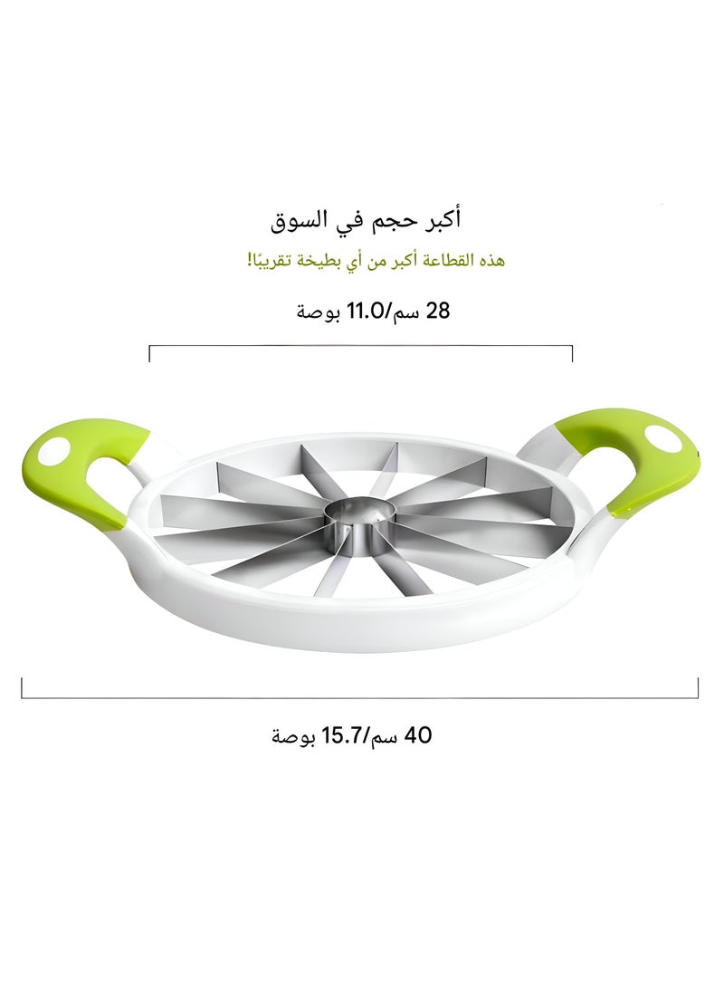 تقطيع الشمام - أداة مطبخ متعددة الاستخدامات تعمل على تبسيط عملية تقطيع البطيخ والشمام ، مما يضمن حصولك على أقصى استفادة من الفواكه المفضلة لديك. - Image 5
