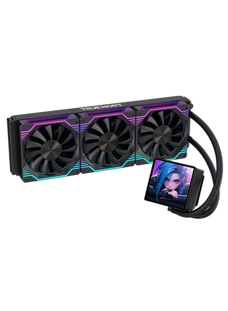 Truenort 360D ARGB Liquid CPU Cooler – High-Efficiency 360mm Radiator AIO Water Cooling System with Triple 120mm ARGB Fans, 295-300W TDP Support, Hydraulic Bearing, 2600RPM Pump, Low Noise Operation, 5V ARGB + PWM, Compatible with Intel & AMD Sockets Black - Image 5