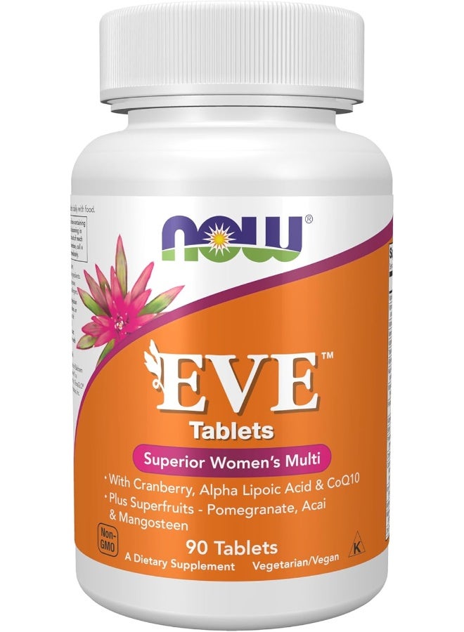 Now Foods 90 Tablet Eve Women's Multivitamin Supplement - Image 1