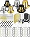 Arrowbash 72 Pcs New Years Party Supplies 2026 Eve Party Decorations Midnight Supplies Set of 24 Includes Hats Headbands Squawkers Blowouts Gifts for New Year Eve Accessories - Image 3