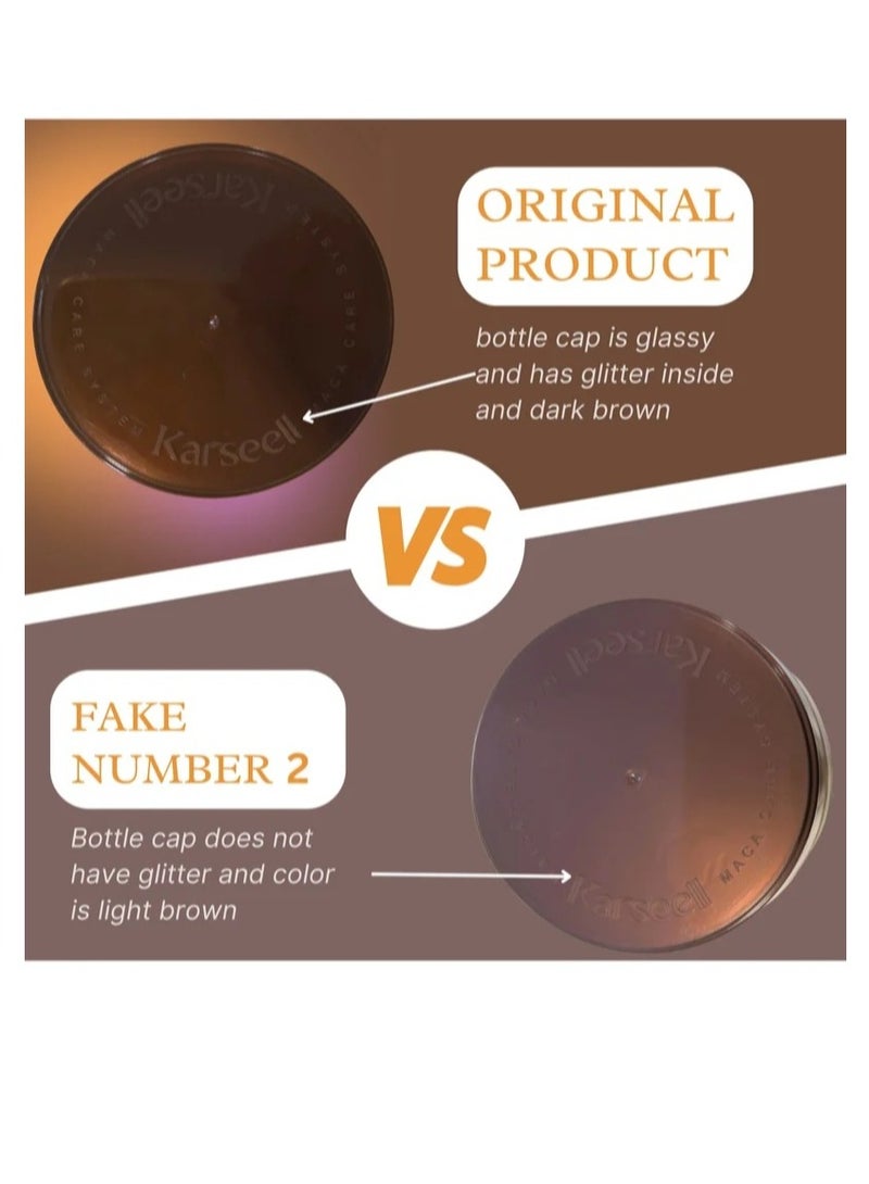 Karseell Collagen Hair Treatment Deep Repair Conditioning Argan Oil Collagen Hair Mask Essence for Dry Damaged Hair All Hair Types 16.90 oz (500ml) - Image 3