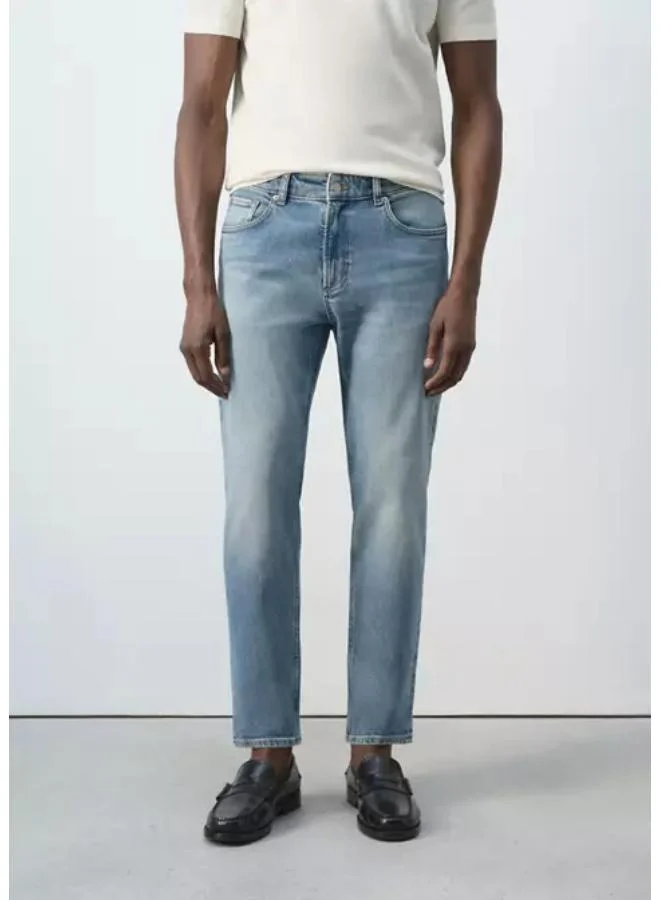 Ben Cropped Tapered-Fit Jeans