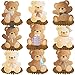 umoni 9pcs Teddy Bear Honeycomb Centerpieces Teddy Bear Birthday Decorations Bear Themed Table Decorations for Kids Teddy Bear Themed Birthday Party Gender Reveal Party Supplies - Image 3
