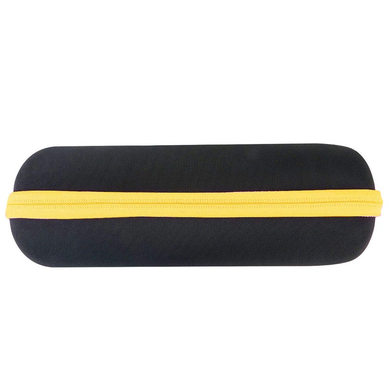 Co2Crea Hard Travel Case Replacement for JBL Flip 6 FLIP 5 Waterproof Portable Bluetooth Speaker (Black Case + Yellow Zipper) - Image 2