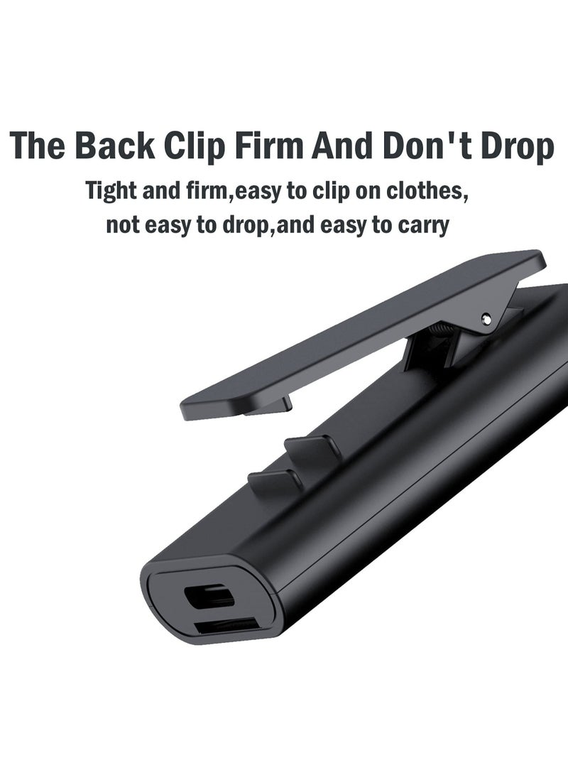 Captaintech Bluetooth Receiver Car Bluetooth Aux Adapter 3.5mm Portable Jack with Collar Clip for Headphones Car Home Stereo Systems Support TF Card Music Playback - Image 4