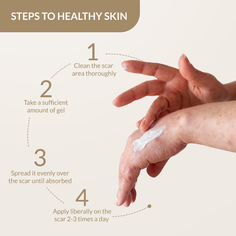 Fixderma Kelocepa Silicone Gel for Scars with Allium Cepa Niacinamide  Omega Plus  Fades Surgical Scars Injuries Scar Burns  Acne Scars with Advanced Scar Healing Formula  Suitable for All Skin Types  25 ml - Image 4