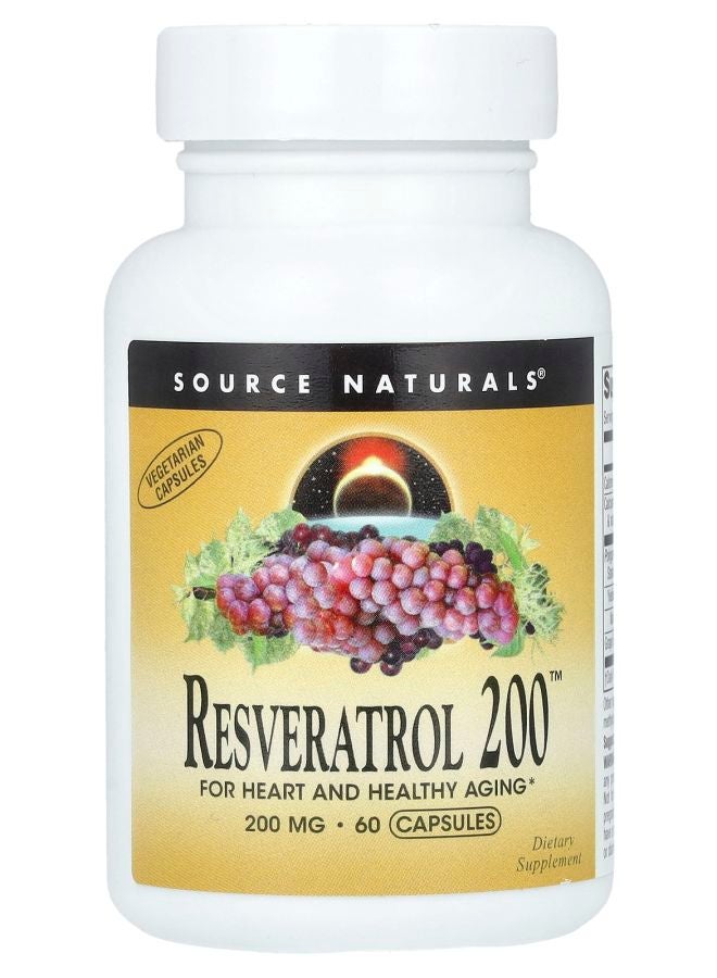 Resveratrol 200™ 200 mg 60 Capsules