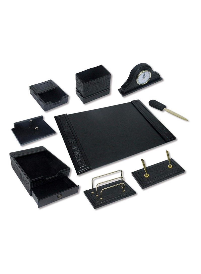 FIS طقم مكتب FIS PU، مجموعة من 9 قطع - FSDSW650 - Image 1