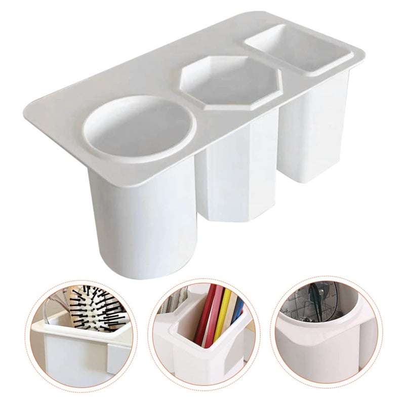 2 Pcs Desktop Pen Organizer Box Office Stationery Storage Adhesive Holder - Image 4
