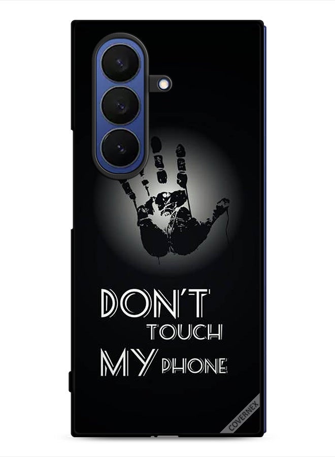 Covernex Samsung Galaxy Z Fold7 Protective Case Cover Don't Touch My Phone Hand - Image 1