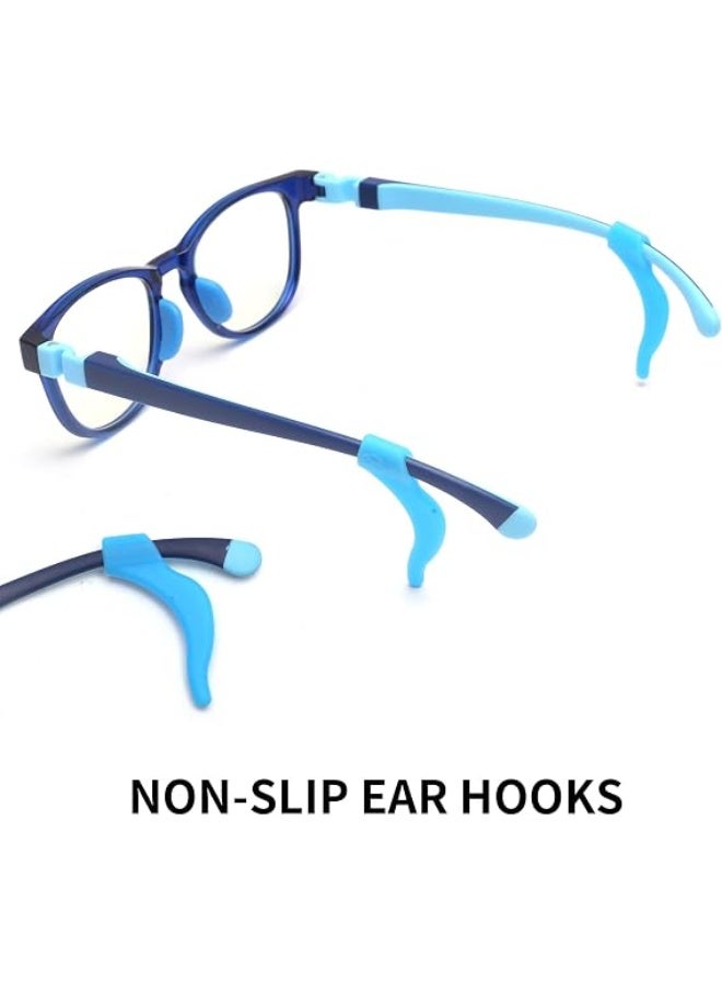 HOTERA Kids Blue Light Glasses, TR90 Computer Gaming Glasses for Girls and Boys Age 3-10, Anti Blue Ray Eyeglasses - Image 5