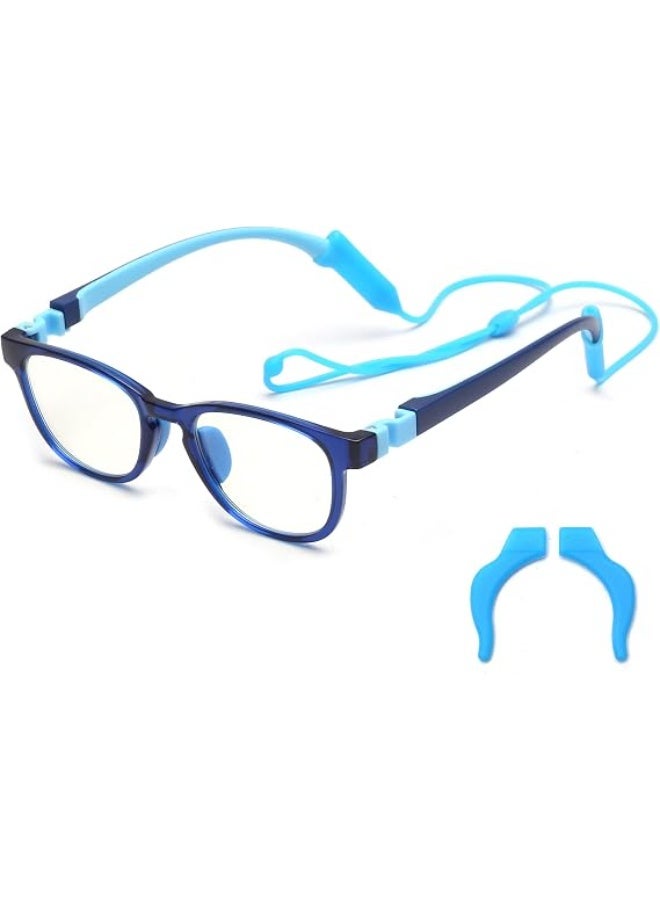 HOTERA Kids Blue Light Glasses, TR90 Computer Gaming Glasses for Girls and Boys Age 3-10, Anti Blue Ray Eyeglasses - Image 1