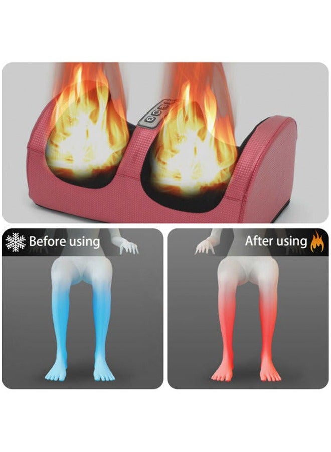 Electric Foot & Calf Massager with Heating - Portable Mini Massager for Pain Relief, Relaxation, Diabetic Neuropathy & Swelling - Image 5