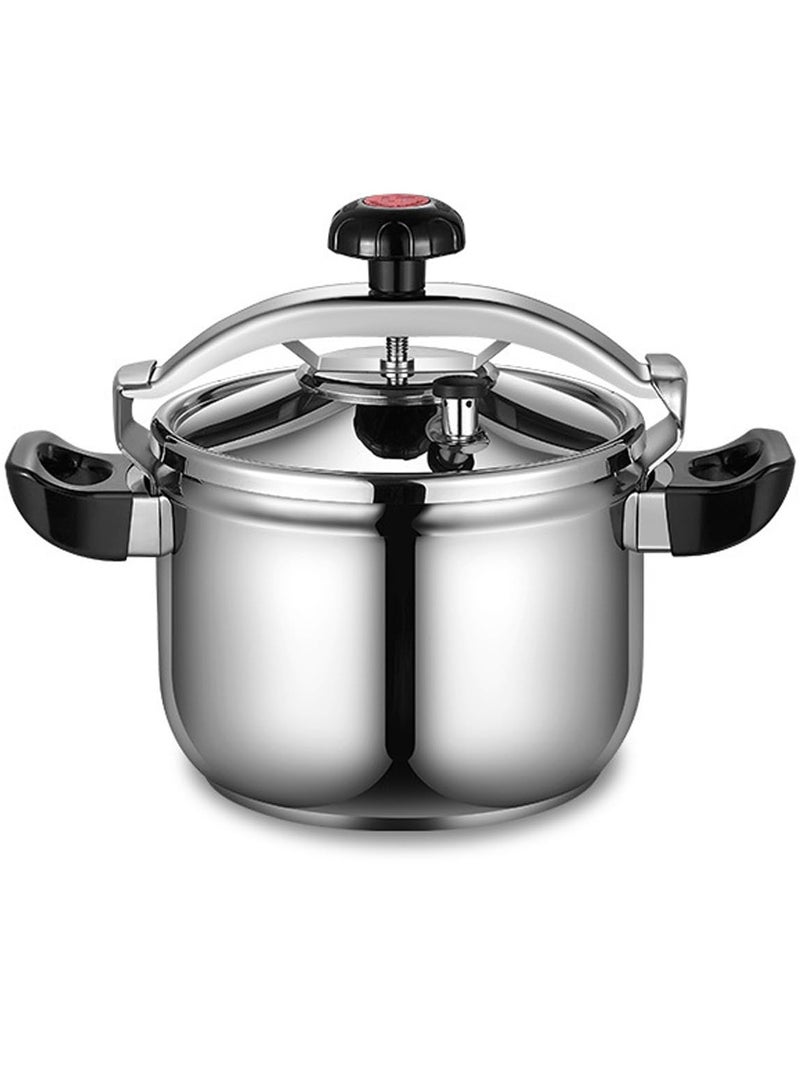 Bukela Explosion-Proof Safety Pressure Cooker | 304 Stainless Steel Double Bottom Cooking Pot for Gas & Induction Stoves | Fast Cooking & Durable Kitchenware - Image 1