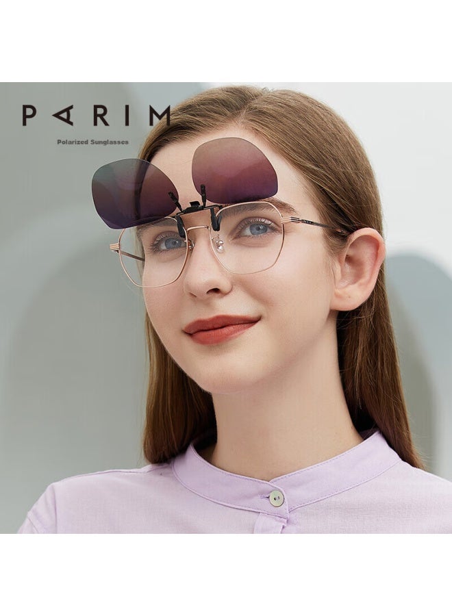Parim Clip-on Sungl For Women, Polarized Lightweight Myopia Gl For Driving, Uv Protection And Sun Protection For Men - Image 1