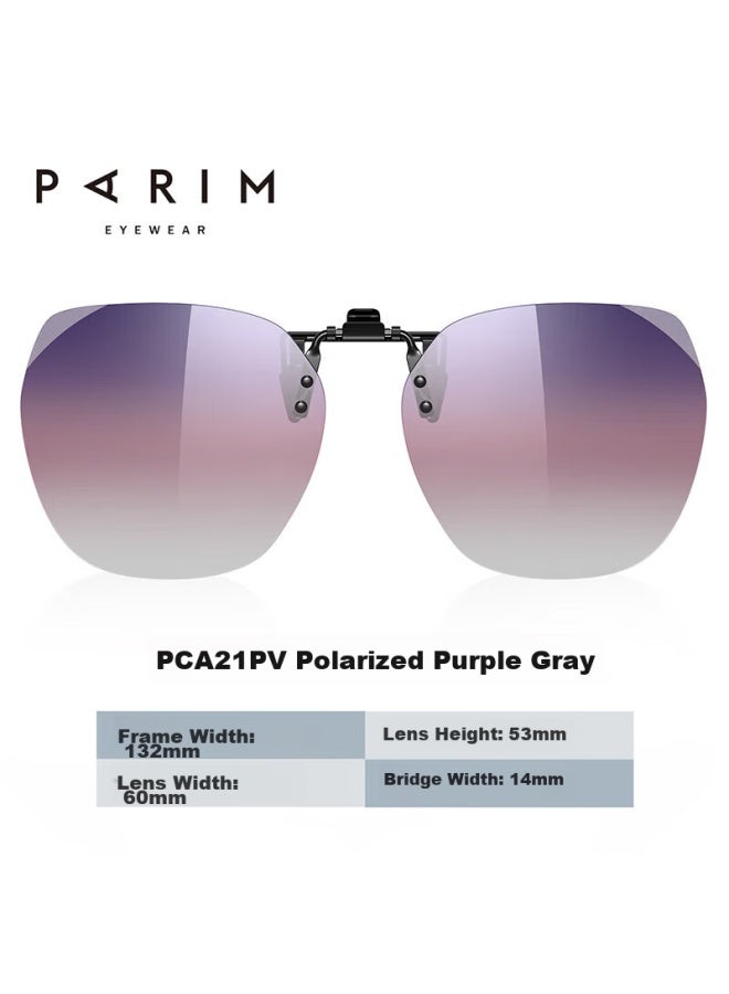 Parim Clip-on Sungl For Women, Polarized Lightweight Myopia Gl For Driving, Uv Protection And Sun Protection For Men - Image 5