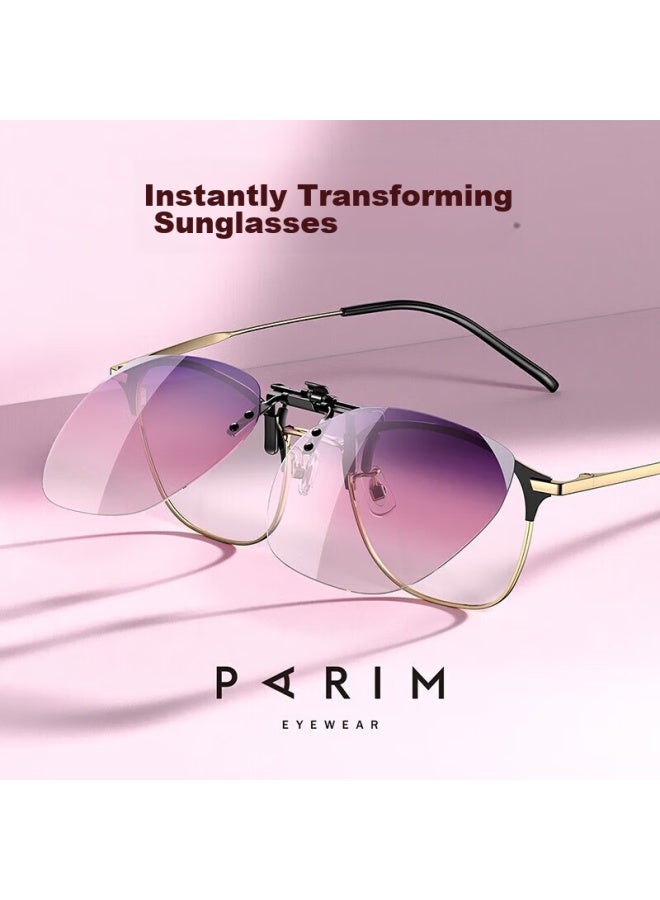 Parim Clip-on Sungl For Women, Polarized Lightweight Myopia Gl For Driving, Uv Protection And Sun Protection For Men - Image 4