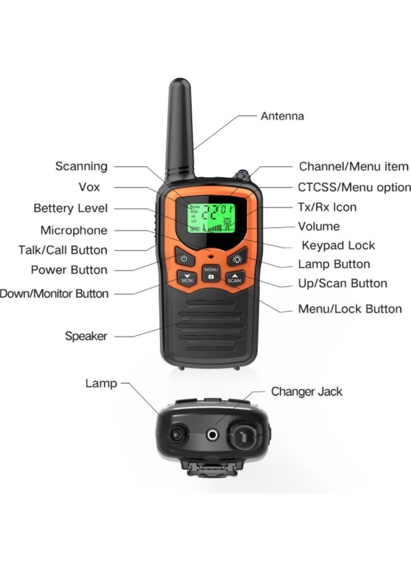Generic - Toys Walkie Talkie for 6-12 Years Old Boys Girls,Kids Toys Gifts for Outside Trip Camping Hiking(2-pack) - Image 1
