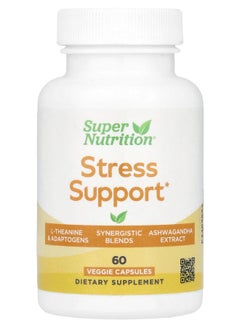 Super Nutrition Stress Support 60 Veggie Capsules 