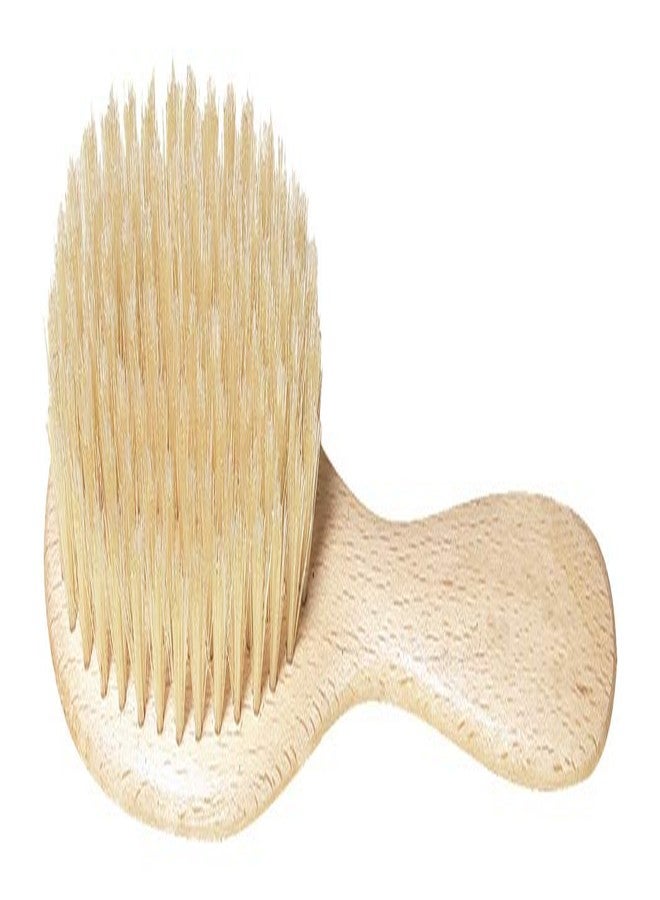 Redecker Natural Pig Bristle Children's Hairbrush with Waxed Beechwood Handle, 7-1/4-Inches - Image 1