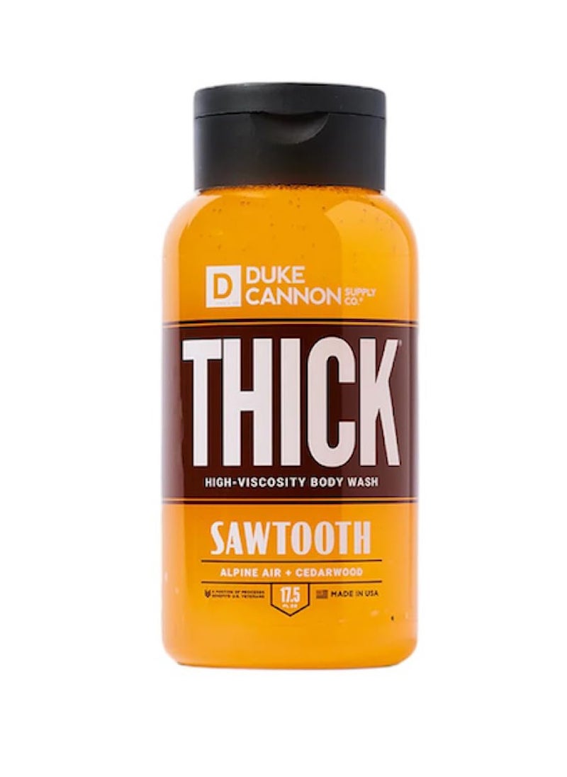 Duke Cannon Supply Co. Duke Cannon Thick High Viscosity Body Wash - Sawtooth, Alpine Air and Cedarwood Scent, 17.5 oz 