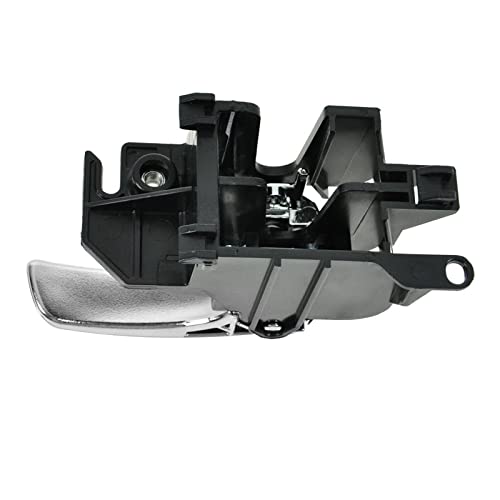 TRQ Gray & Chrome Interior Inner Door Handle Pair Set for Frontier Pathfinder Xterra - Image 2