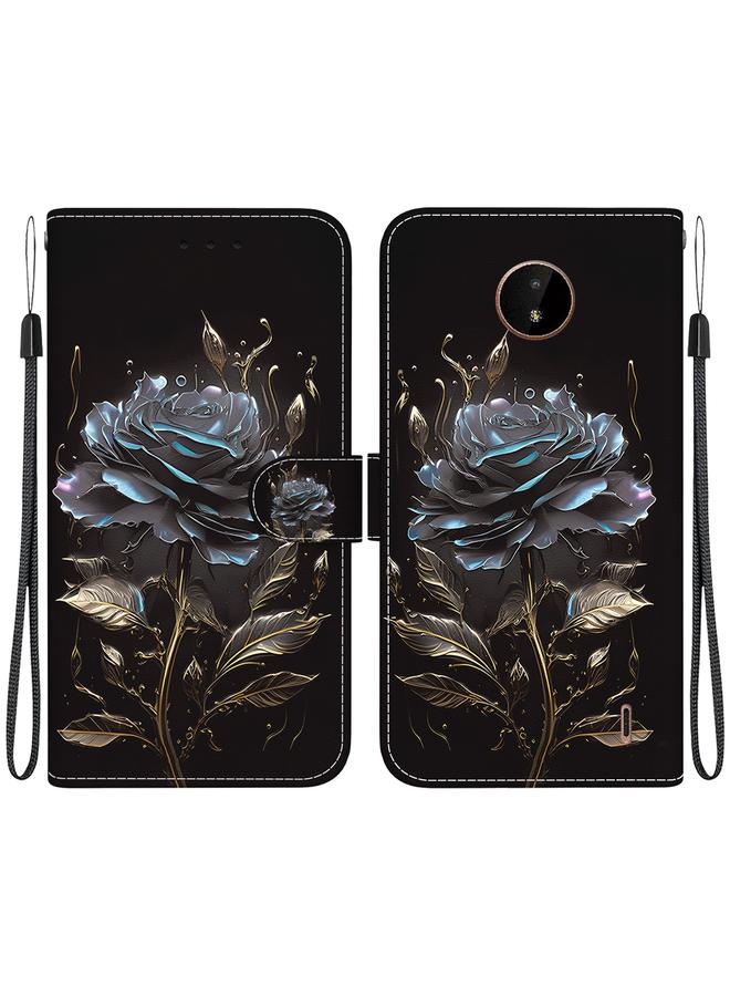 S-TOP Case For Nokia C20 / C10 Crystal Texture Colored Drawing Leather Phone Case - Image 1