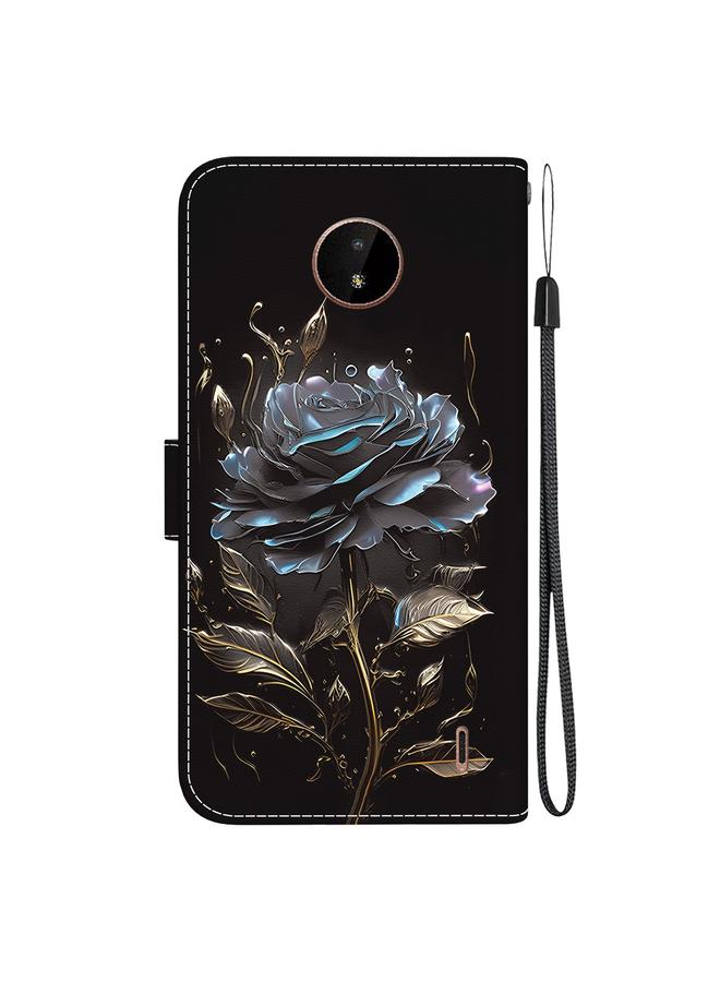 S-TOP Case For Nokia C20 / C10 Crystal Texture Colored Drawing Leather Phone Case - Image 3