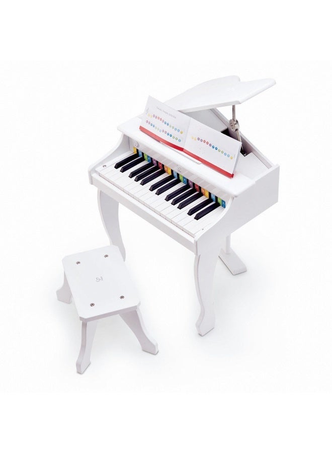 Hape بيانو هابي ديلوكس الكبير (أبيض)