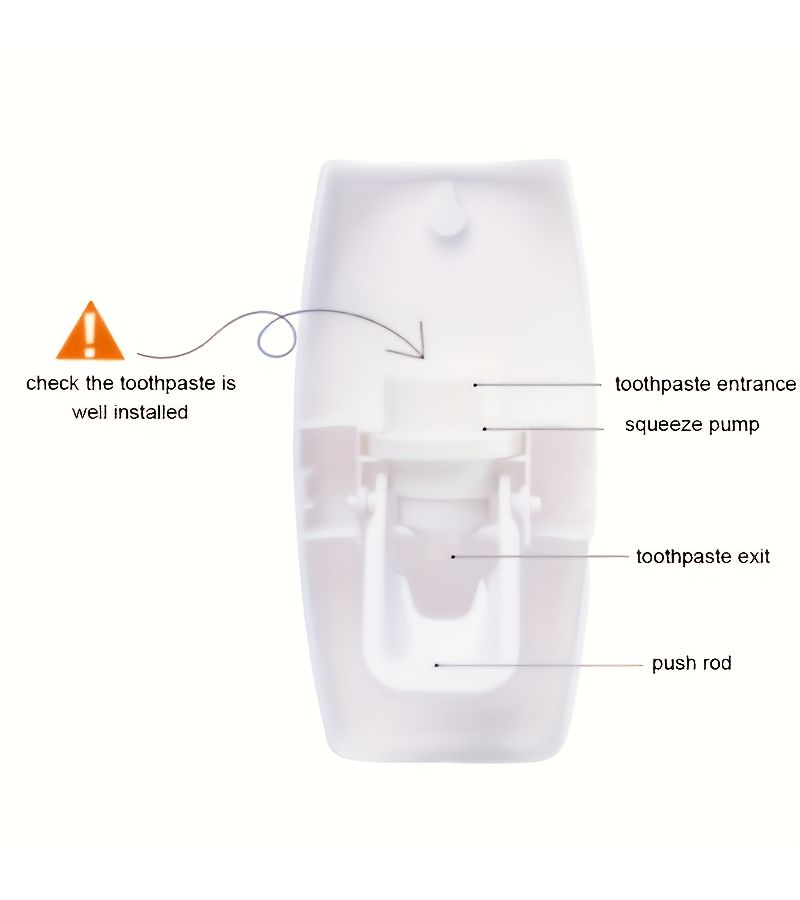2pcs Black Punch Free Wall Mounted Automatic Toothpaste Dispenser And Toothbrush Holder Set With Storage Box For Bathroom Toiletries Organization - Image 4