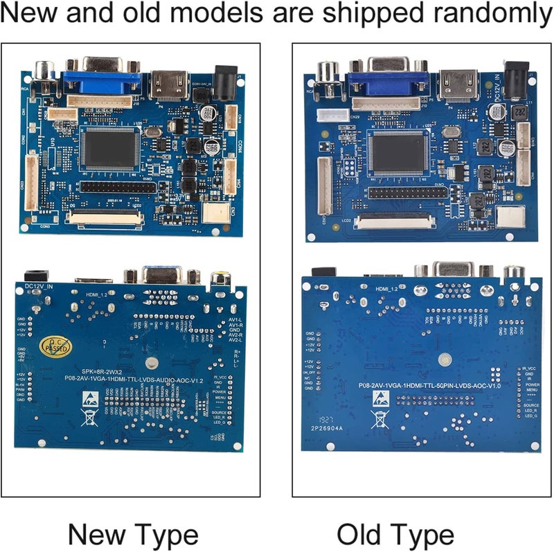 لوحة تحكم HDMI + VGA AV LCD AT070TN92 AT070TN90 AT070TN94 بـ 50 Pin وشاشة بدقة 800 * 480 - Image 2