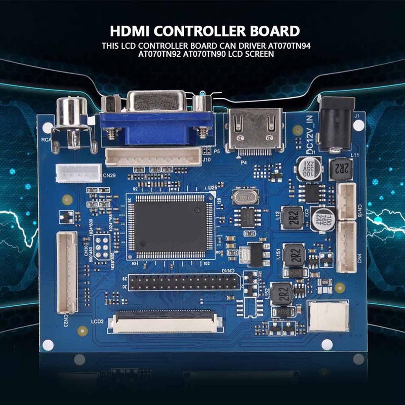 لوحة تحكم HDMI + VGA AV LCD AT070TN92 AT070TN90 AT070TN94 بـ 50 Pin وشاشة بدقة 800 * 480 - Image 4