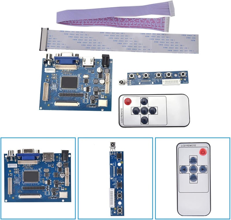 لوحة تحكم HDMI + VGA AV LCD AT070TN92 AT070TN90 AT070TN94 بـ 50 Pin وشاشة بدقة 800 * 480 - Image 5