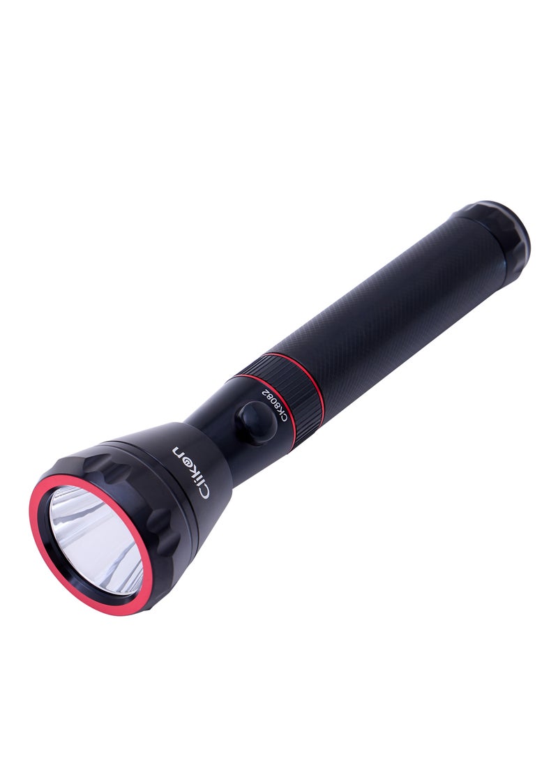 Clikon Rechargeable LED Flashlight/ Torch/Camping Light And  Aluminum Body with 1800 mAh Li-Ion Battery - Image 1