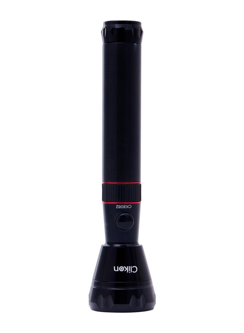 Clikon Rechargeable LED Flashlight/ Torch/Camping Light And  Aluminum Body with 1800 mAh Li-Ion Battery - Image 2