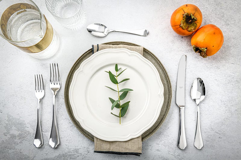 MEPRA 106422005 Dolce Vita 5-Piece Durable 18/10 Stainless Steel American Style Flatware Cutlery Set for Fine Dining, Dishwasher Safe, Service for 1 - Image 2