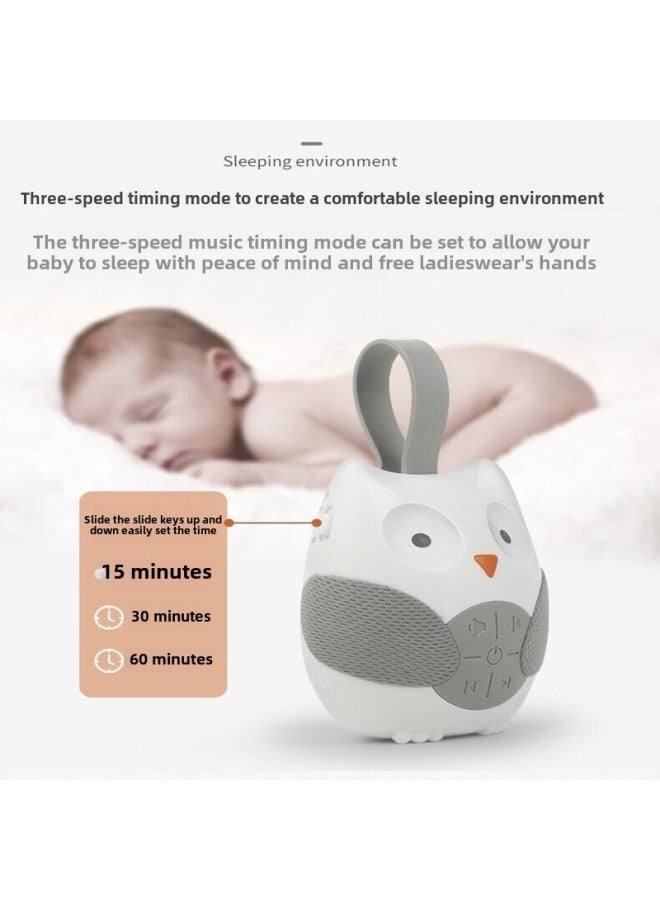 Newborn Infant Soothing Sleep Sleeping White Noise Bed Hanging Owl Music Player Toy-Color:Owl  Packing Quantity 72 - Image 5