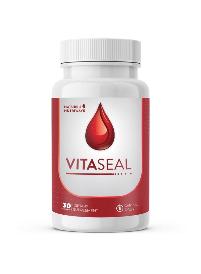Vitaseal - Daily Support with Botanicals, Vitamins C E & Minerals - Natural Formula, Non-Habit Forming, Made in USA, Vegan-Friendly - 30 Capsules, 1 Month Supply - Image 1