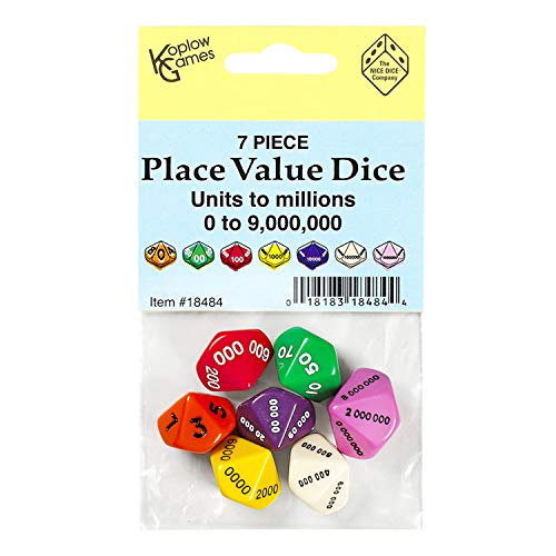 Koplow Games KOP18484 Place Value Dice Game Set - Image 1