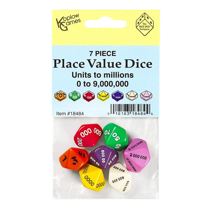Koplow Games KOP18484 Place Value Dice Game Set - Image 2