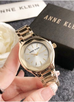 ANNE KLEIN Women's Classic Cubic Zirconia Fashion Quartz Watch gold color Stainless Steel Strap Gift 35mm - pzsku/ZFE151DF302CE77DAE8A2Z/45/_/1728563895/0882b392-4baf-4287-ac55-e094852bfe24