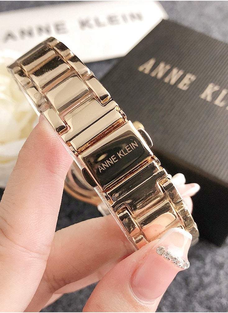 ANNE KLEIN Women's Classic Cubic Zirconia Fashion Quartz Watch gold color Stainless Steel Strap Gift 35mm - pzsku/ZFE151DF302CE77DAE8A2Z/45/_/1728563906/a11db0ba-69c2-43c4-85c6-f2890a1f472b