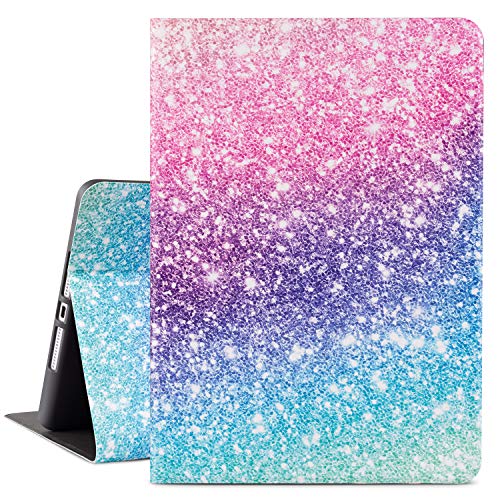 Vimorco ipad 10.2 inch Case 7th/8th/9th Generation Cover 2019/2020/2021, Vimorco Soft Rubber Back Cover, Protective Leather Case, Adjustable Stand Auto Wake/Sleep Smart Case (Watercolor Powder) - Image 1
