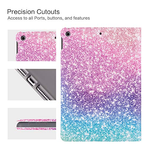 Vimorco ipad 10.2 inch Case 7th/8th/9th Generation Cover 2019/2020/2021, Vimorco Soft Rubber Back Cover, Protective Leather Case, Adjustable Stand Auto Wake/Sleep Smart Case (Watercolor Powder) - Image 3