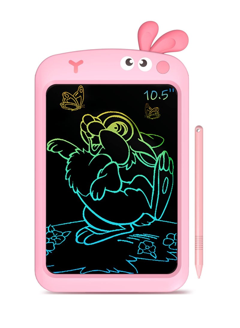 Excefore Kids Toys 10.5" LCD Writing Tablet for Boys and Girls Toddler Educational Boy Dinosaur Toys Age 2-7 Drawing Tablet for 2-7 Year Old Boys Girl Gift (Pink Rabbit)  - Image 1