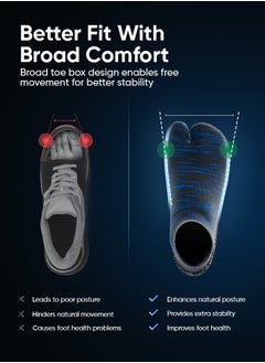 Frido Barefoot Sock Shoes, Barefoot Shoes For Men & Women, Training Gym Shoes, Wide Toe Box & Zero Drop Design, Extra Stability & Shapefit Tech, Water Resistant Sole, Hand Washable  - Image 3
